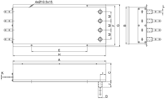 三相四线制电源滤波器